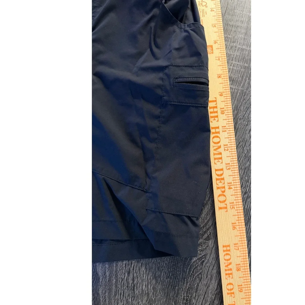 Viodia‎ Women Black Cargo Hiking Shorts Elastic Waist Quick Dry Utility Size S